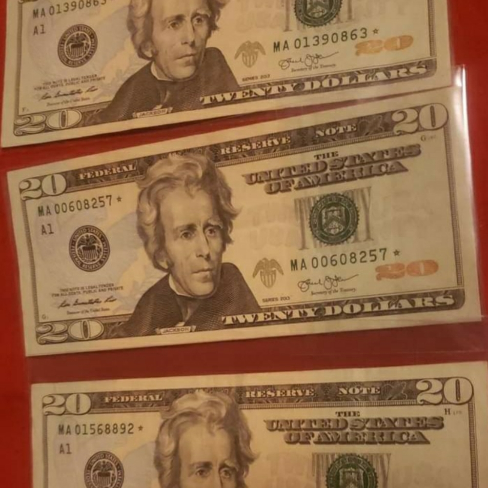 $20.00 STAR NOTES